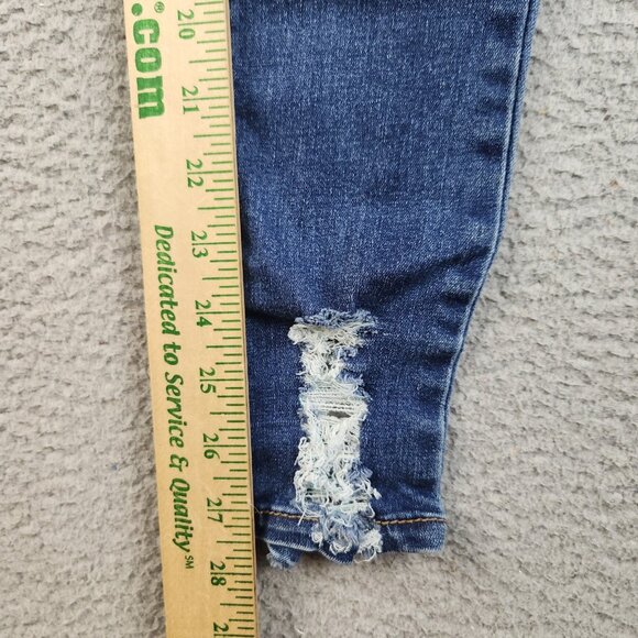Versona High Rise Ankle Skinny Jeans Women Size 0 Blue Cotton Blend Stretch - Picture 7 of 10